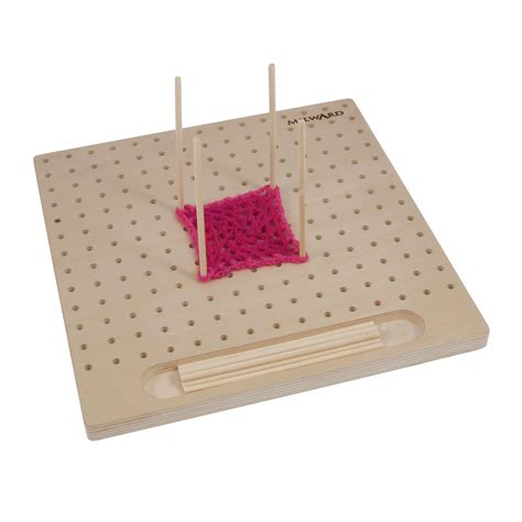 milward knitting and crochet blocking board with 12 pins