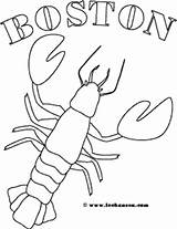 Coloring Boston Lobster Adult Pages Line Massachusetts Books Designs Poster Color Lake Printables Landscape Sports Red Sox Leehansen sketch template