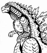 Godzilla Ausmalbilder Ausmalbild Coloringhome Coloring4free Monster Mandala Colorir Coloriage Muto Coloring sketch template