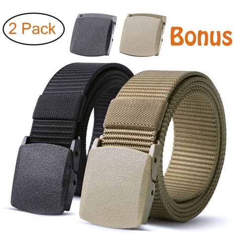 nylon military tactical men belt  pack webbing canvas outdoor web belt