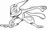 Greninja Pages Pintar Amphinobi Sheets Disegno Pokémon Ash Colorare Lh5 Coloringhome Cartoni sketch template