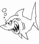 Coloring Pages Shark Kids Advertisement sketch template