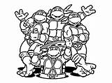 Ninja Coloring Pages Turtles Turtle Teenage Mutant Kids sketch template