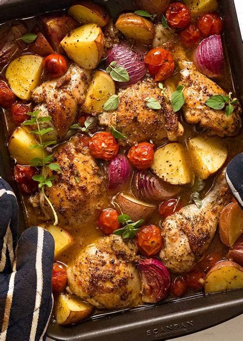 mediterranean baked chicken dinner yummy recipe