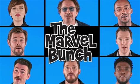 Avengers Infinity War Cast Do Hilarious Brady Bunch Theme