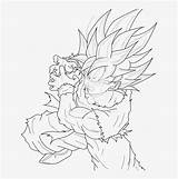Goku Coloring Kamehameha Pages Dragon Ball Super Saiyan Kaioken Blue Deviantart Linea Drawing Transparent Pngkey sketch template