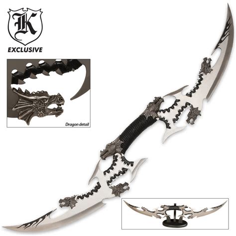 dragon head double blade sword kennesaw cutlery