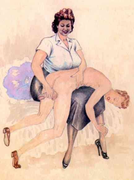 femdom f m spanking artwork gallery 14 femdomology