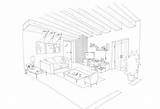 Interieur Coloriage Sheets Livingroom Coloringtop Intrieur Telecharger sketch template