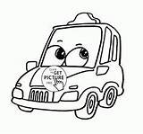 Coloring Pages Van Transportation Toddlers Car Wuppsy Printables Kids Sheets Printable Getcolorings Cute sketch template