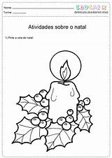 Natal Vela Velas Atividades sketch template