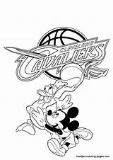 Coloring Pages Cavs Cleveland Cavaliers Nba Show Sheets Print Getcolorings Disney Getdrawings Template sketch template