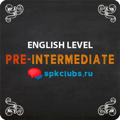 pre intermediate
