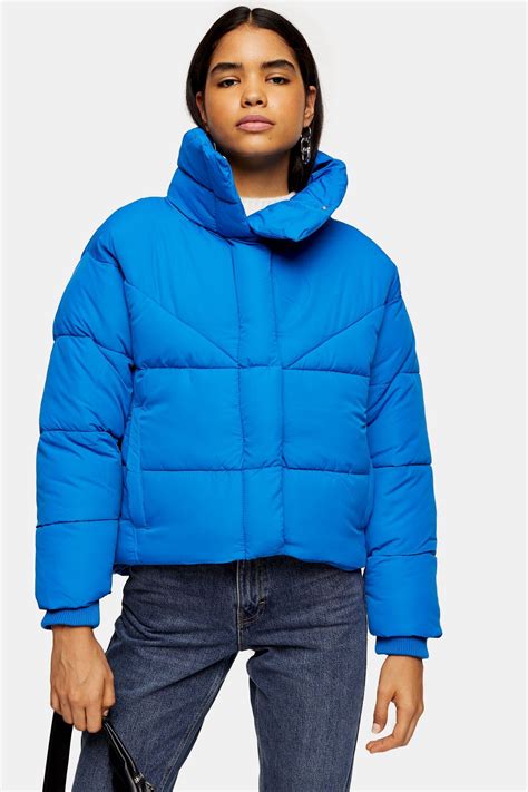 carousel image  blue puffer jacket puffer jacket outfit jackets