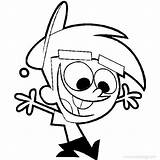 Fairly Oddparents Timmy Turner Xcolorings Cosmo Wanda Odd 575px sketch template