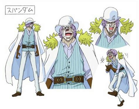 one piece film gold spandam i am hating this guy キャラクターデザイン 設定画 尾田栄一郎