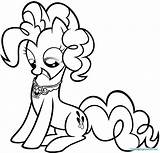Pie Pinkie Coloring Pages Pony Little Harmony Girls Pinki Equestria Color Element Cartoon Girl Printable Print Kids Her Getcolorings Drawing sketch template