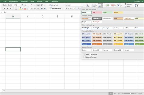 format excel spreadsheets  cell styles