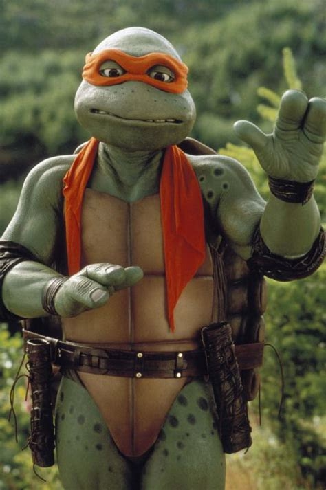michaelangelo from teenage mutant ninja turtles movie 1990 ninga