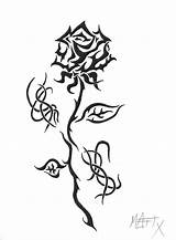 Tribal Rose Tattoos Tattoo Flower Designs Draw Trible Deviantart Arm Women Wallpaper Choose Board sketch template