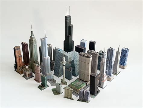 paper city models papercraft essentials