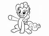 Poney Pinkie Colorier Coloriages Rigole Rarity Pinki Poneys Equestria Imprimé Precioso Poni sketch template