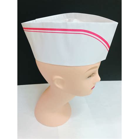 paper chef hat red