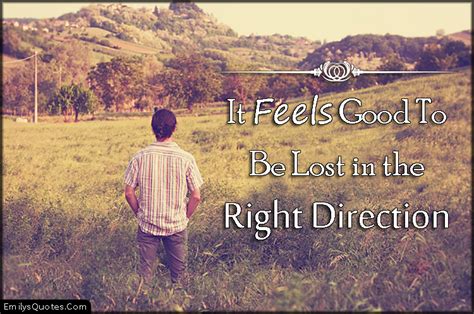 It Feels Good To Be Lost In The Right Direction Popular