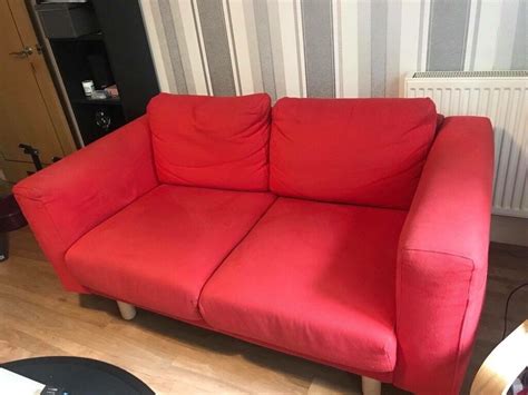 seater red sofa ikea  redditch worcestershire gumtree