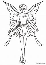 Fairy Coloring Pages Princess Unicorn Printable Kids sketch template