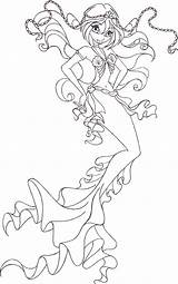 Winx Sirenas Raskraski Tegninger Rusalki Colorare Disegni Drawing Kartinki Ausmalbilder Glitter Poder Traigo Rusalka Kaynak sketch template