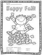 Fall Number Color Fun Activities Math Preschool Kindergarten Coloring Numbers Pages Teacherspayteachers Worksheets Holiday Grade Autumn Scarecrows Sheets Teaching sketch template