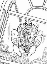 Coloring Spider Man Games Flash Sun Site Print sketch template