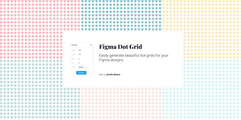 dot grid figma plugin figma elements