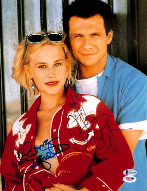 Christian Slater And Patricia Arquette True Romance Signed 11x14 Photo