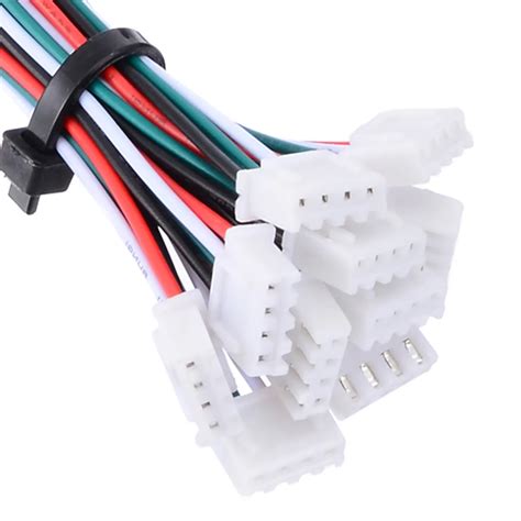 set mini micro jst xh mm  pin connector plug  awg  wires mm length