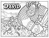Coloring Pages Bible David Printable Christian Kids Samuel Heroes Preschoolers Goliath Story Children Religious School Crafts Characters Jesus Colouring Getcolorings sketch template