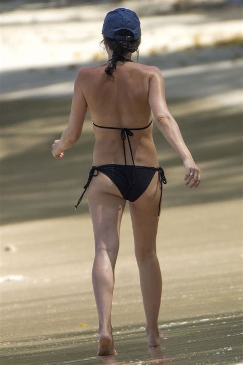 andrea corr in bikini at a beach in barbados 04 12 2018