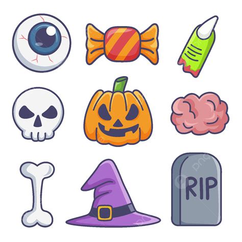 halloween stickers set halloween sticker set halloweenday png
