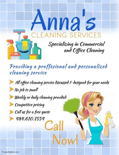 create amazing flyers   cleaning business  customizing