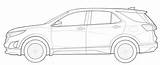Coloring Chevrolet Pages Equinox Chevy Fun Family Blazer These sketch template