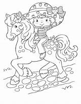 Strawberry Shortcake Coloring Pages Printable Color Kids Sheets Coloriage sketch template