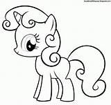 Pony Colorear Sweetie Ponies Cuqui Friendship sketch template