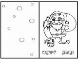Christmas Coloring Card Pages Cards Printable Sally Silly Greeting Drawing Color Print Getcolorings Santa Template Kids Colorings Getdrawings Templates Uno sketch template