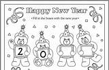 Coloring Pages Eve Years Year Kids Choose Board Colouring Sheets Activities sketch template