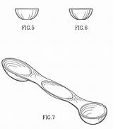 Patents Measuring Spoons sketch template