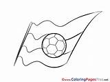 Soccer Colouring Flag German Ball Coloring Pages Sheet Title Coloringpagesfree sketch template