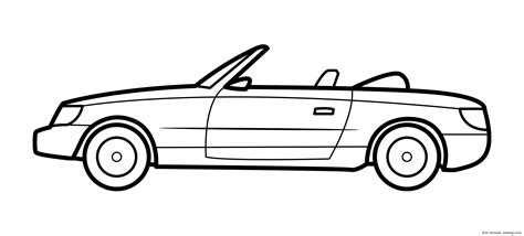 cabriolet car coloring page drawing ofeu