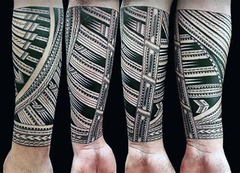 40 Polynesian Forearm Tattoo Designs For Men Masculine