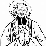 Coloring St Vianney Francis Saint Assisi John Pages Marie Catholic Drawing 為孩子的色頁 Kids Clipartmag Jean Choose Board Popular Comments sketch template